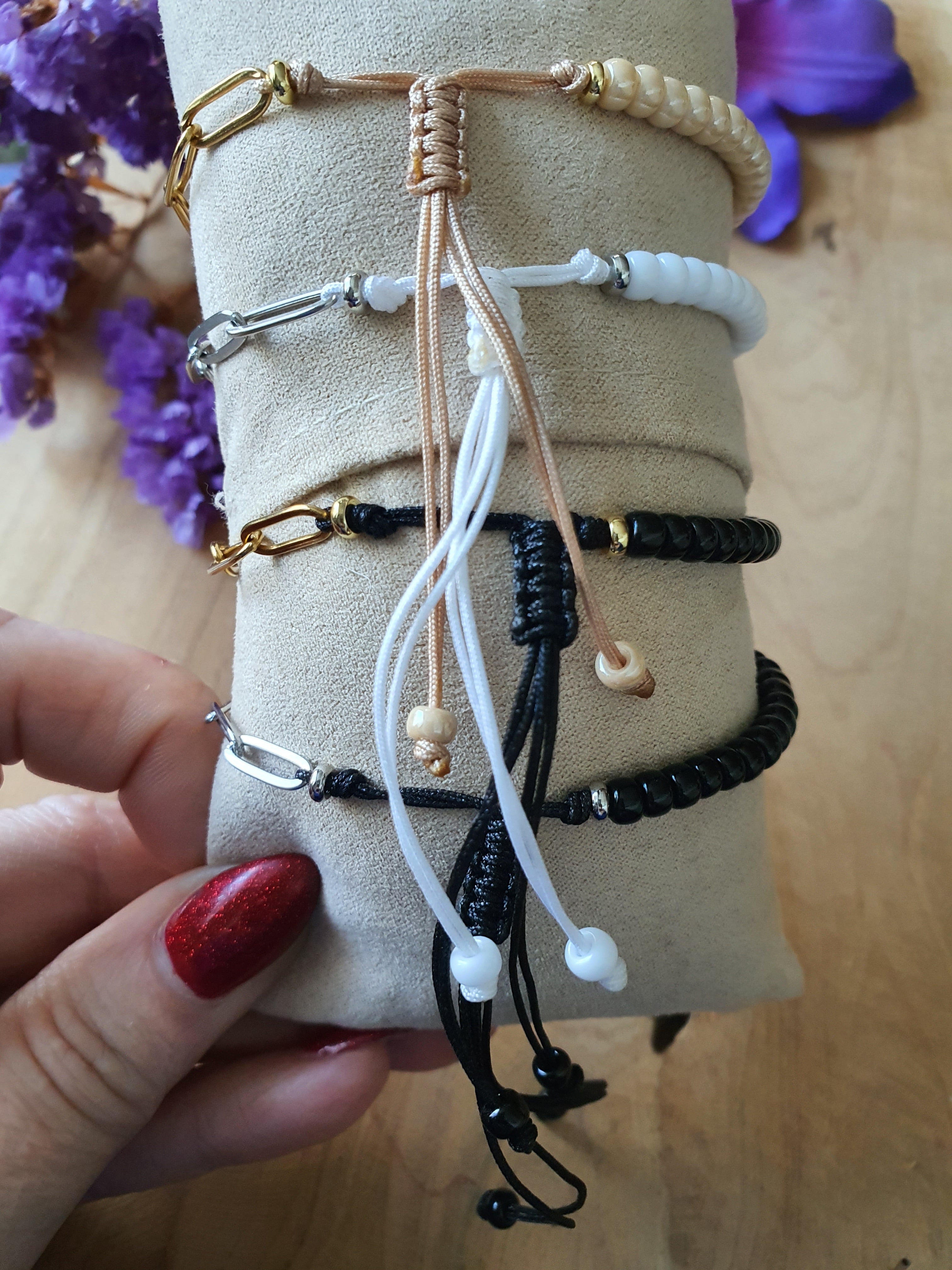 Rhodoniet edelsteen armband. Perfect voor Valentijnsdag / Moederdag!