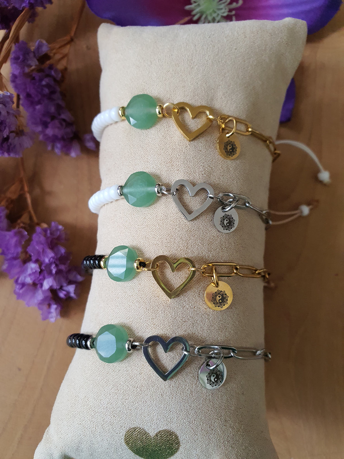 Aventurijn Edelsteen Armband. Perfect voor Valentijnsdag / Moederdag!