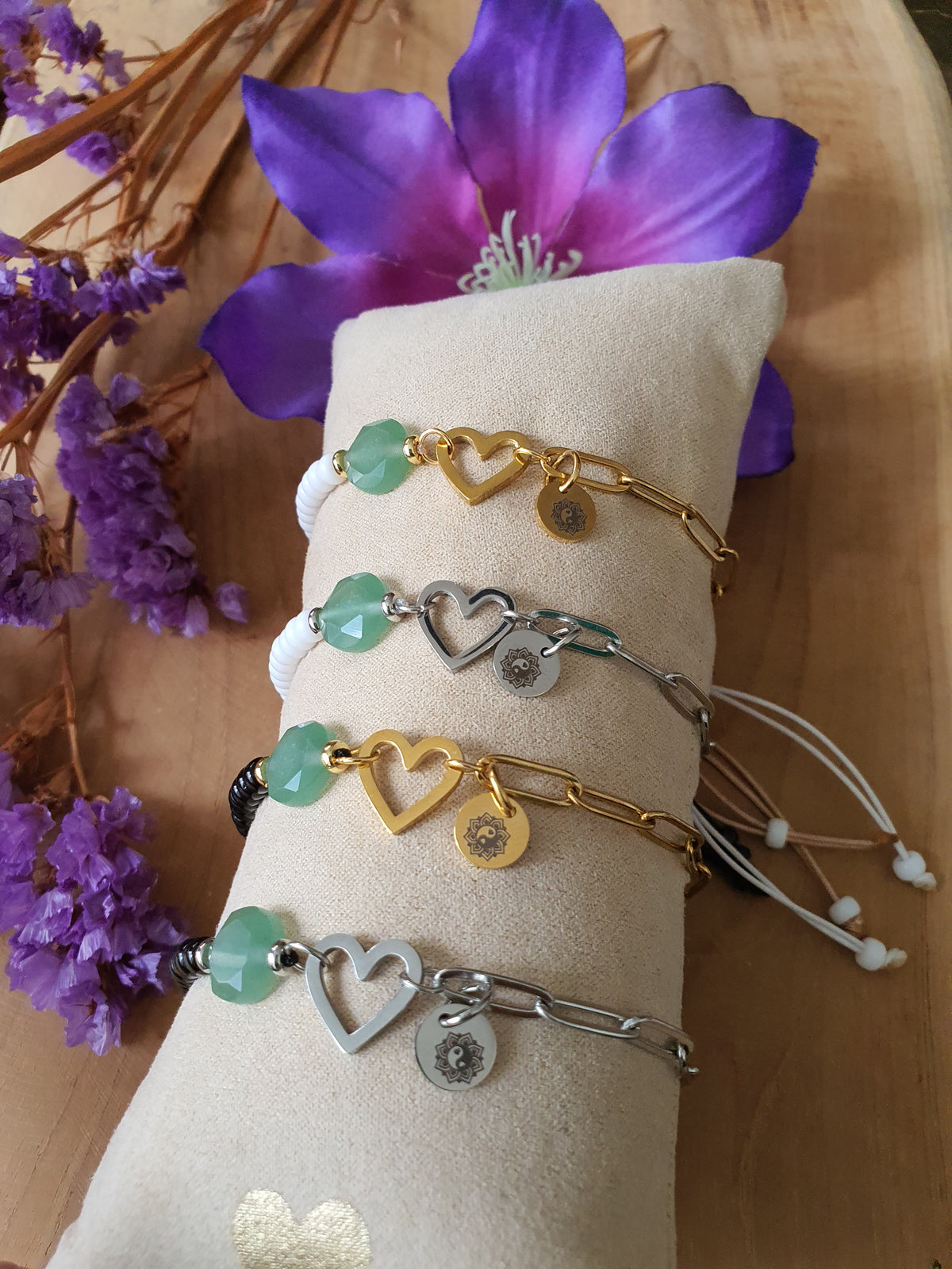 Aventurijn Edelsteen Armband. Perfect voor Valentijnsdag / Moederdag!