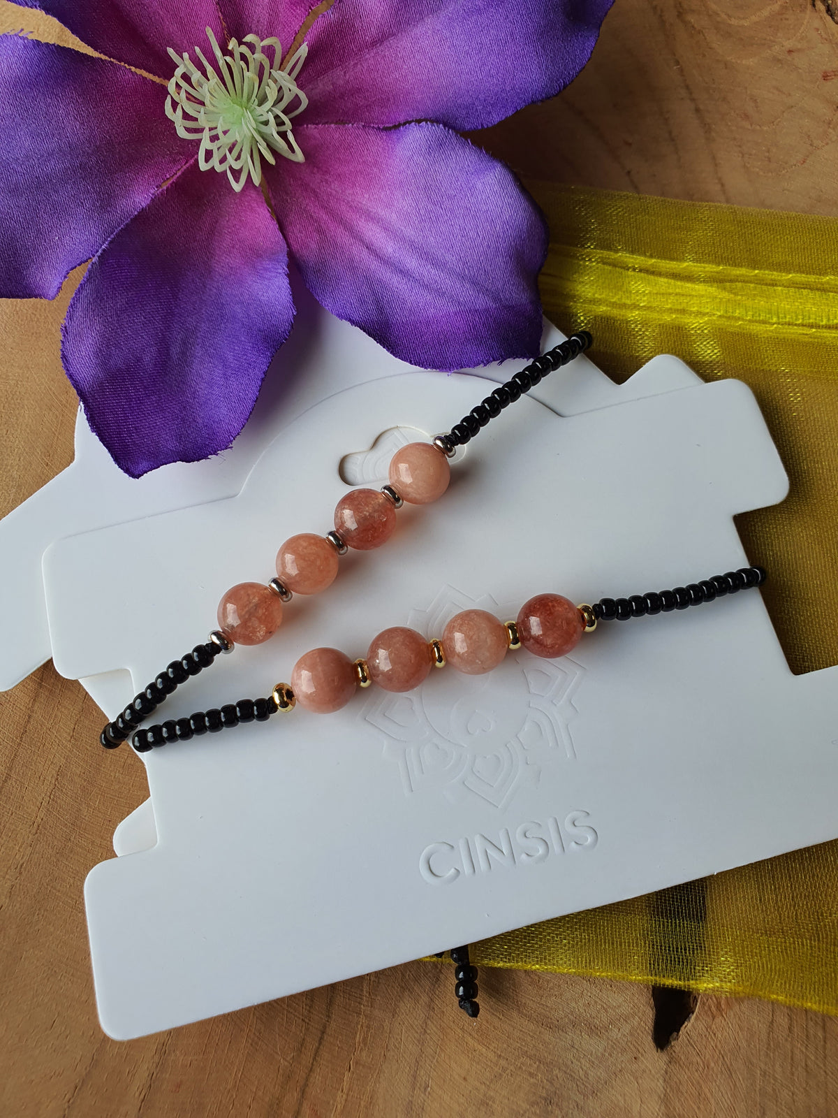 Edelstenen Armband handgemaakt Zonnesteen