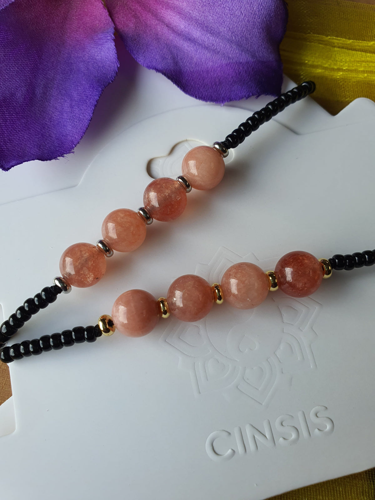 Edelstenen Armband handgemaakt Zonnesteen