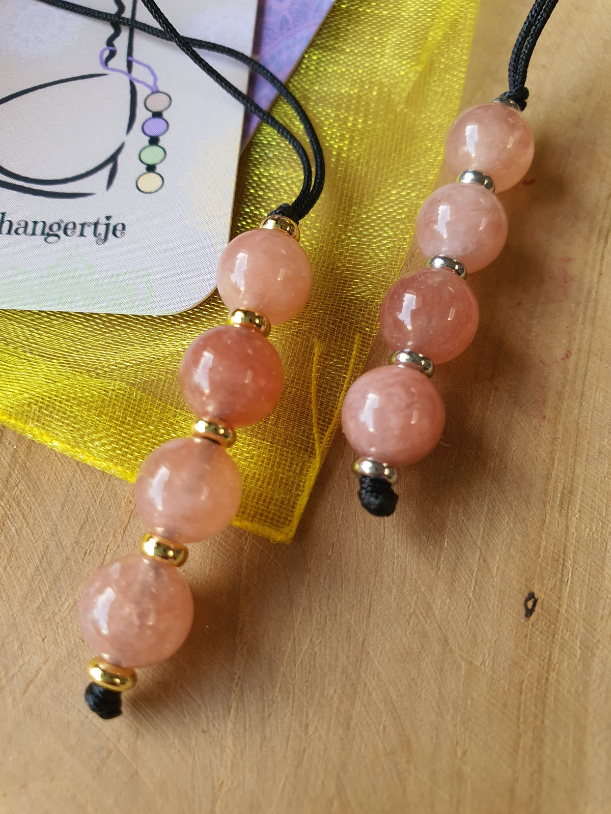 Edelstenen BH Hangertje Zonnesteen