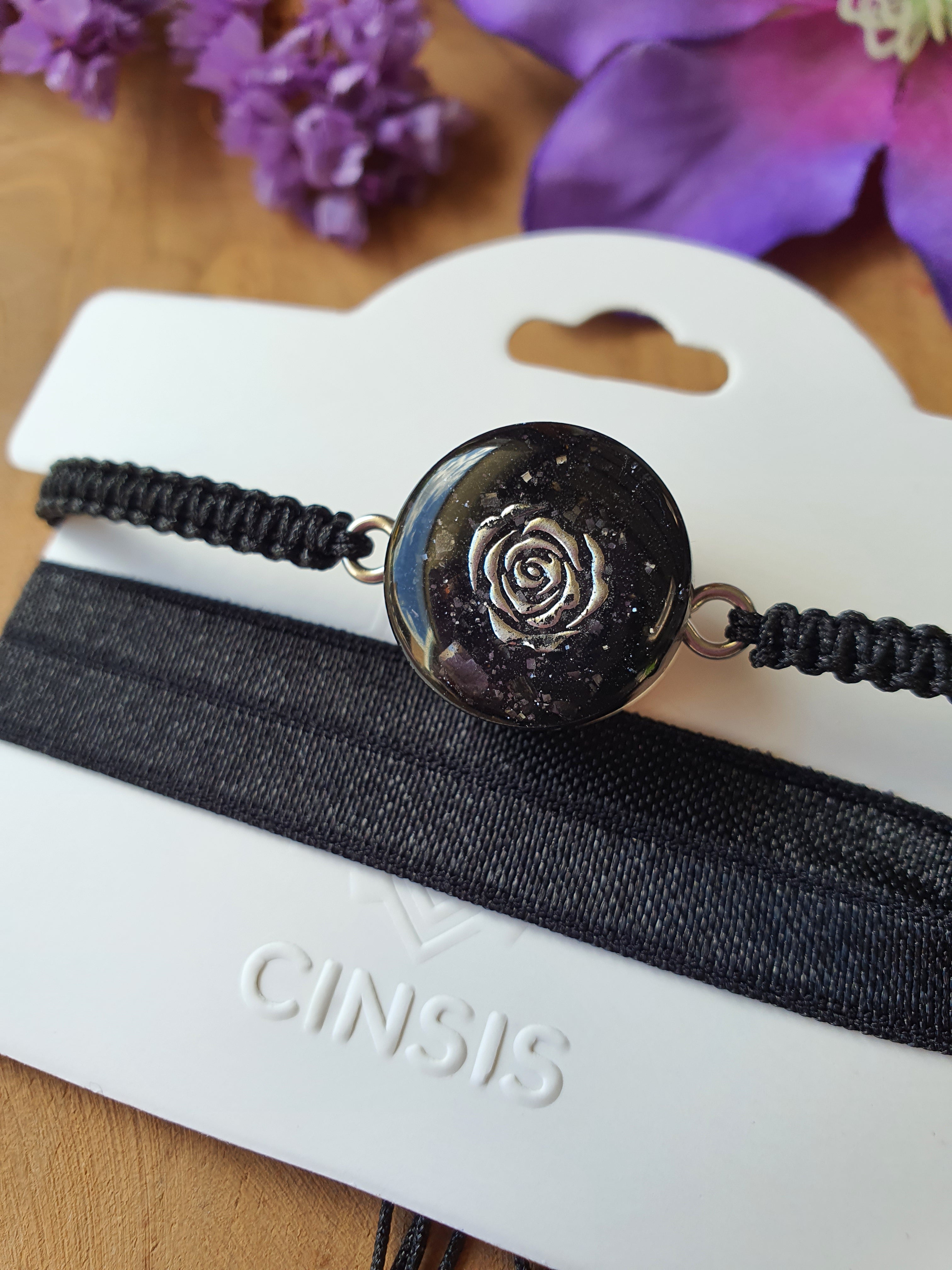 Cinsis Orgonite mix: Orgonite armband nr 5002