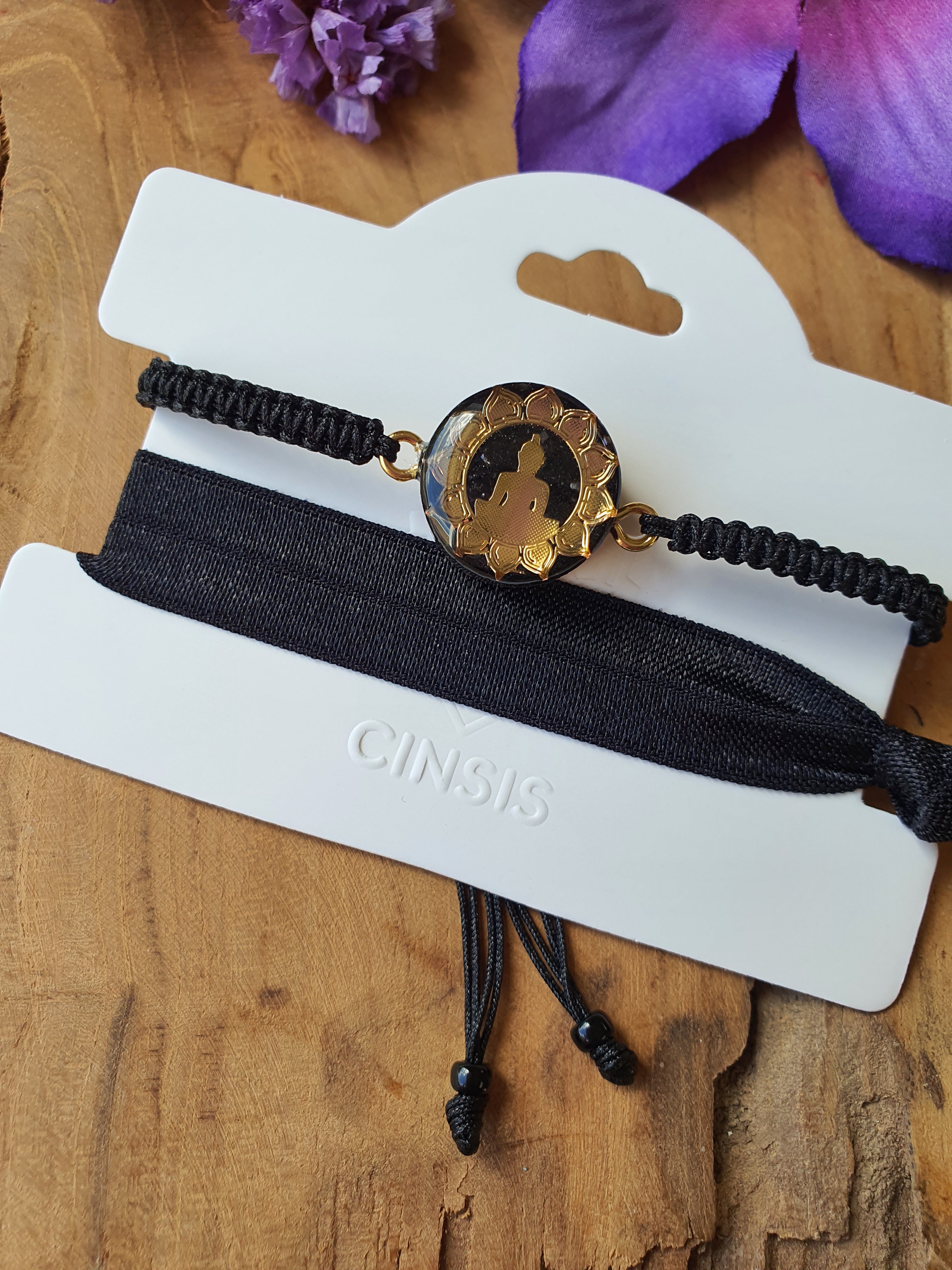 Cinsis Orgonite mix: Orgonite armband nr 5004