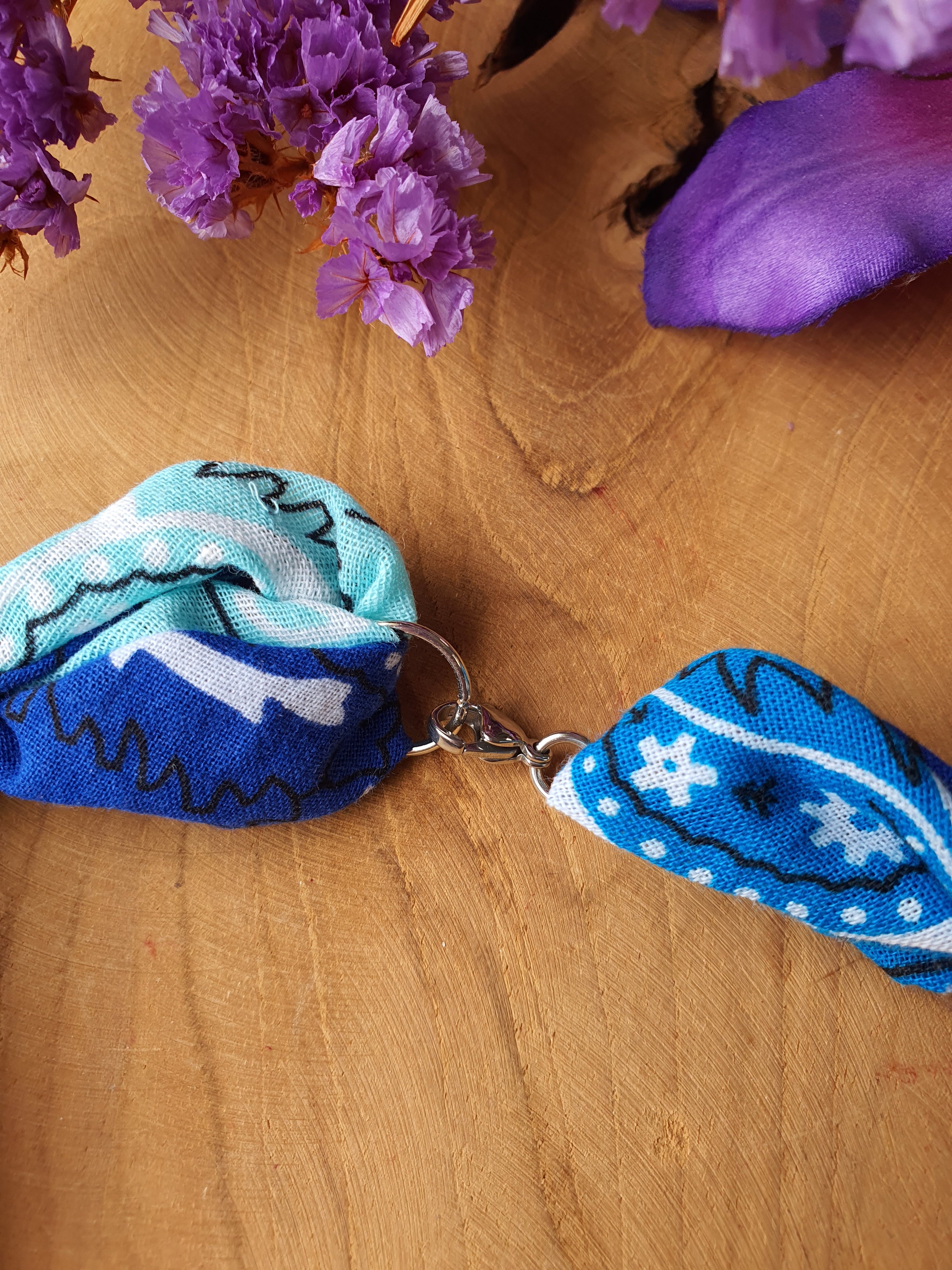 Ibiza Bandana Ketting met RVS zilver