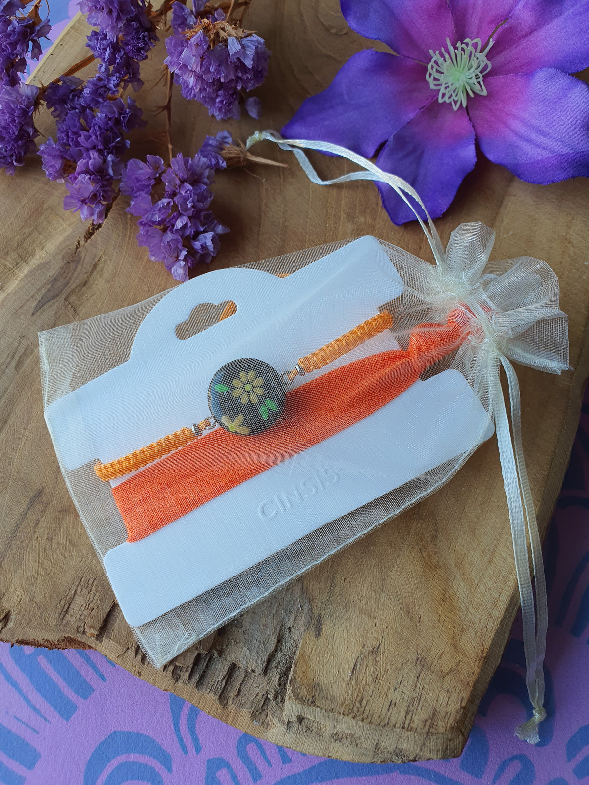 Cinsis Orgonite mix: Orgonite armband 2 in 1 nr 5011