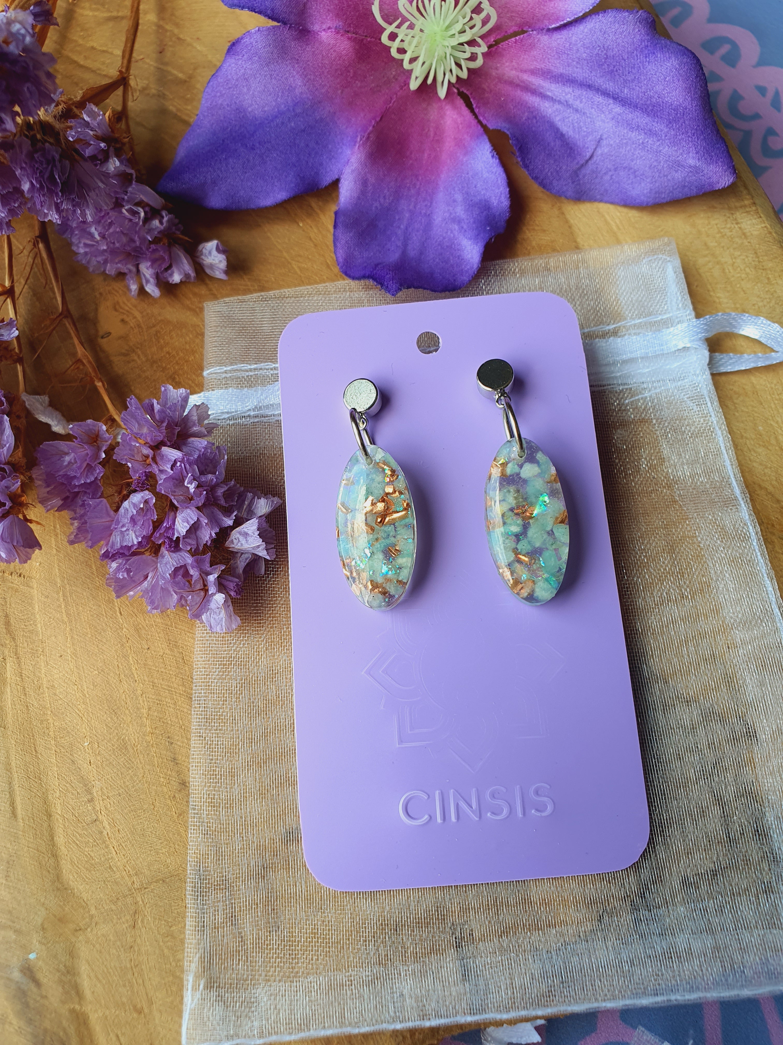 Orgonite Oorbellen Azumar (nr 18)