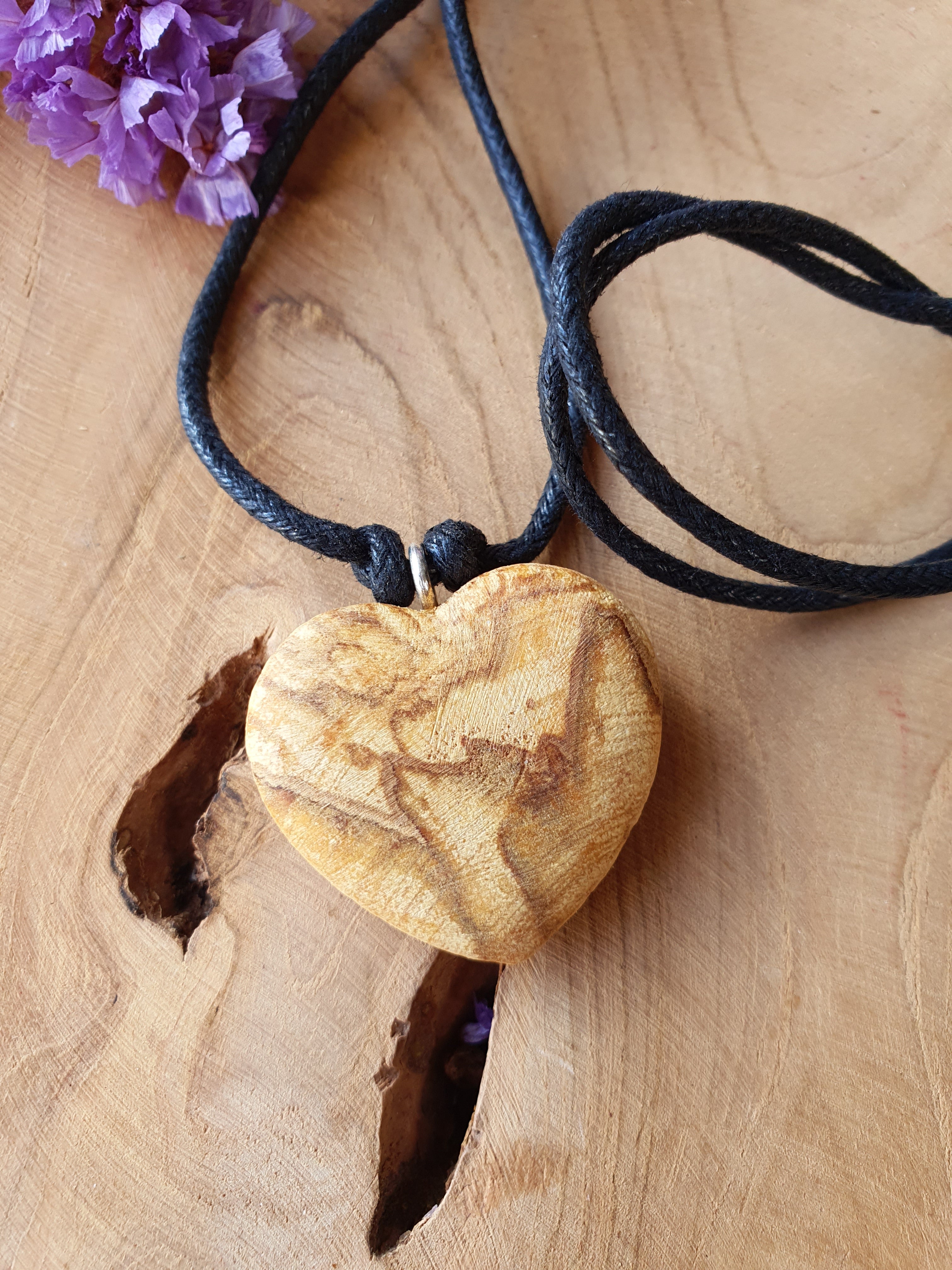 Palo Santo ketting hart