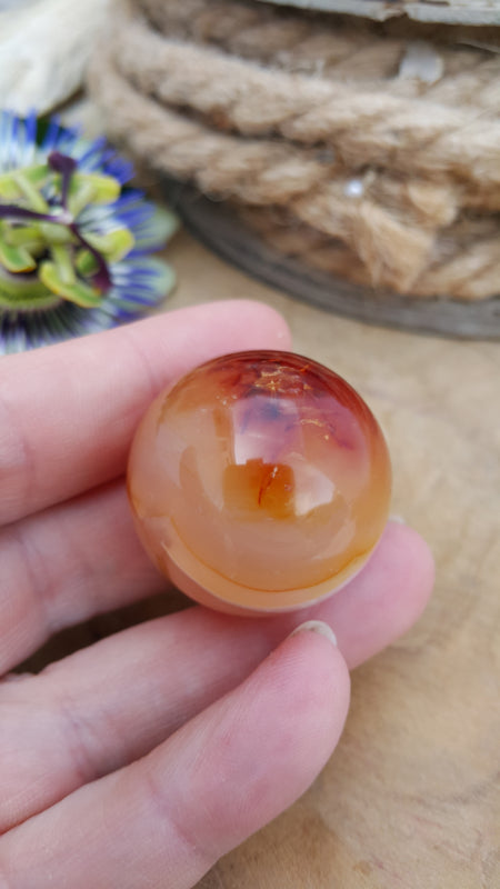 Carneool Bol +/- 3 cm (nr 3)
