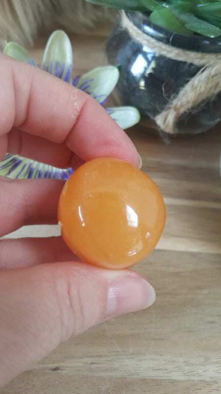 Oranje Calciet handsteen