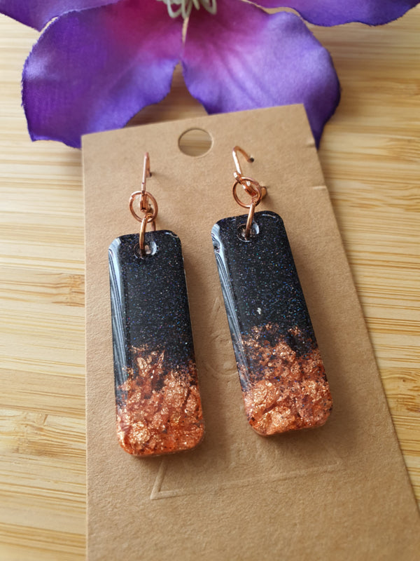 Resin oorbellen / oorhangers (set 6) Shine bright, Sparkle more :)