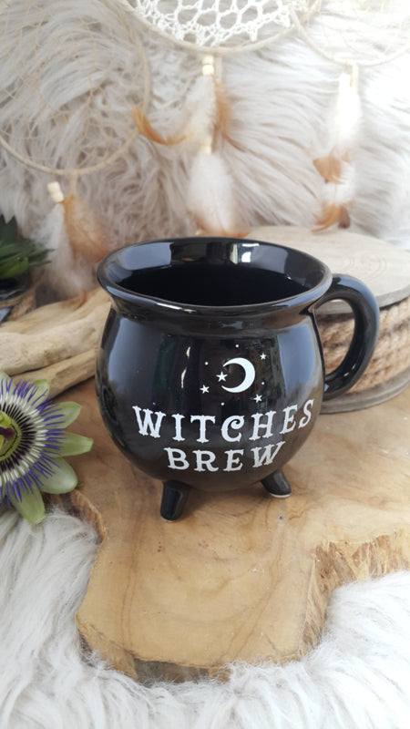 Beker / mok "Witches Brew" zwart