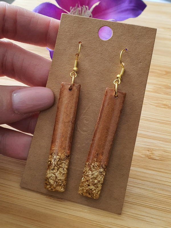 Resin oorbellen / oorhangers (set 7) Shine bright, Sparkle more :)
