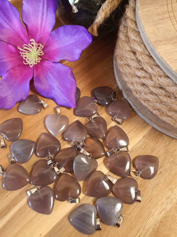 Agaat hanger hartje