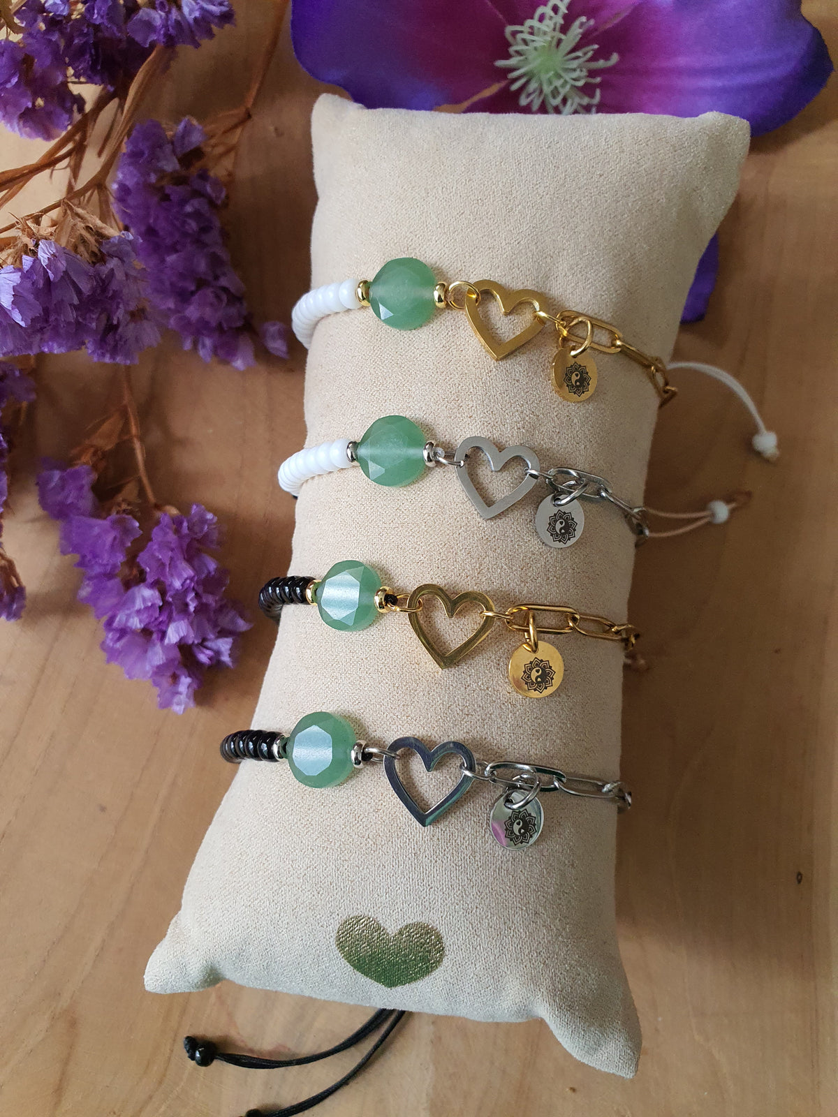Aventurijn Edelsteen Armband. Perfect voor Valentijnsdag / Moederdag!