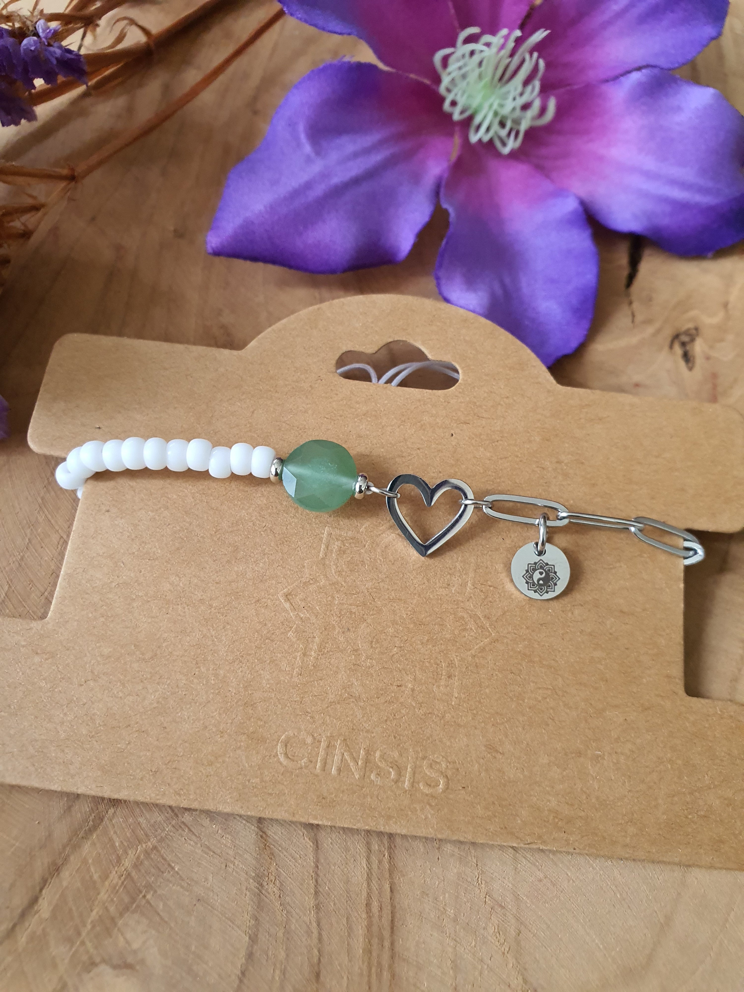 Aventurijn Edelsteen Armband. Perfect voor Valentijnsdag / Moederdag!