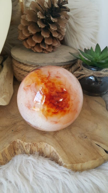 Carneool bol +/- 9cm (nr 2)