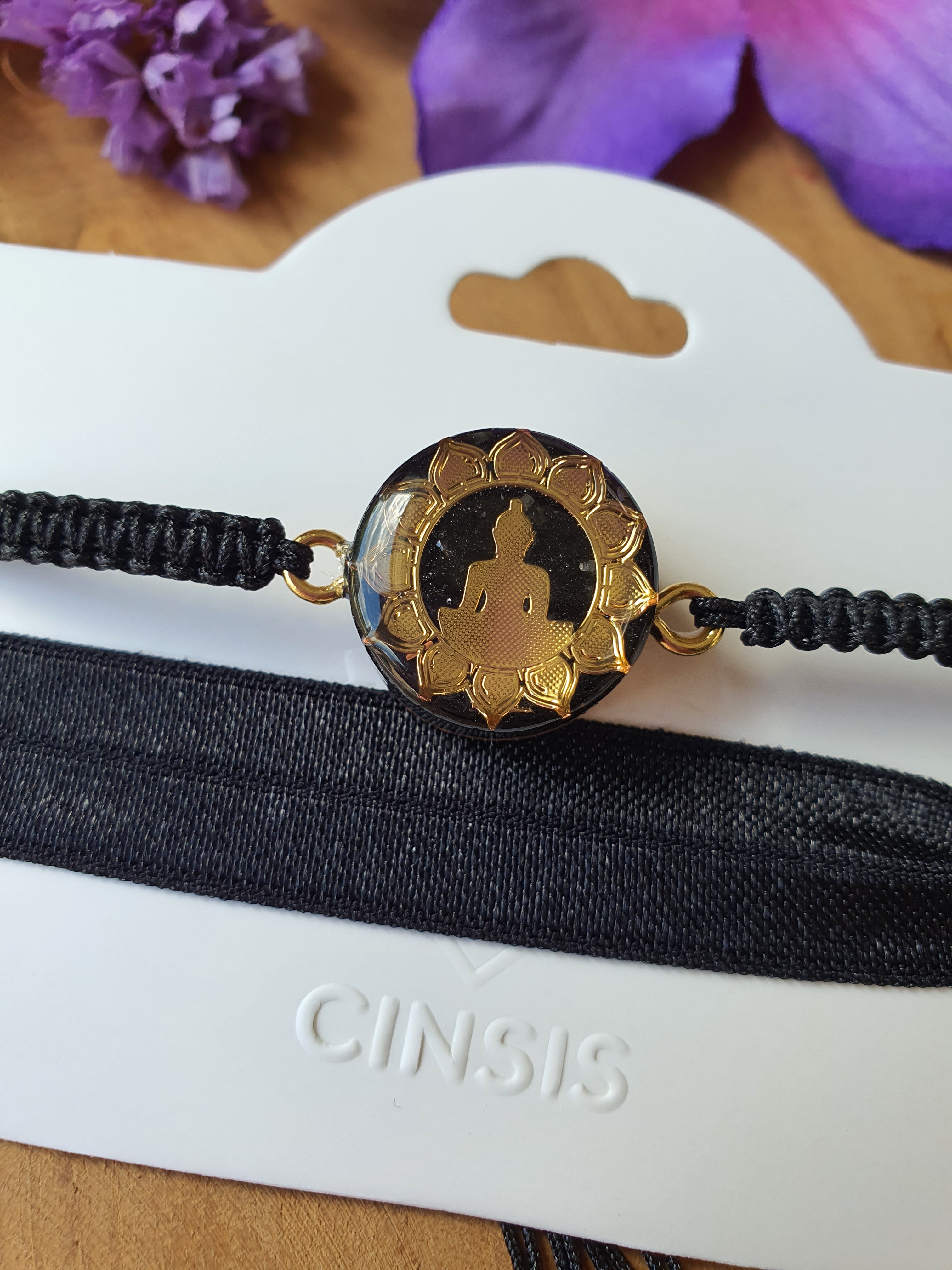 Cinsis Orgonite mix: Orgonite armband nr 5004
