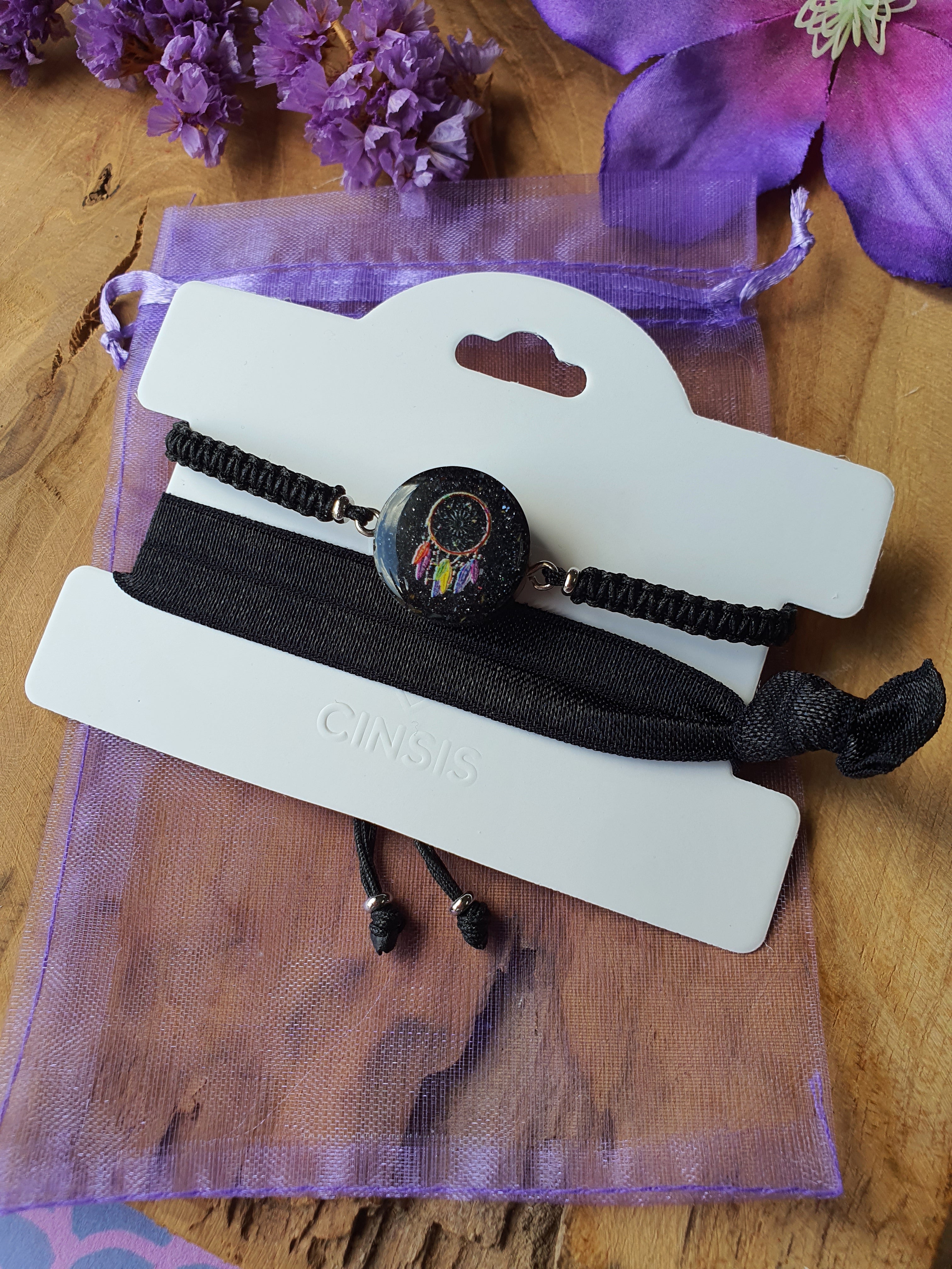 Cinsis Orgonite mix: orgonite armband 2 in 1 nr 5015