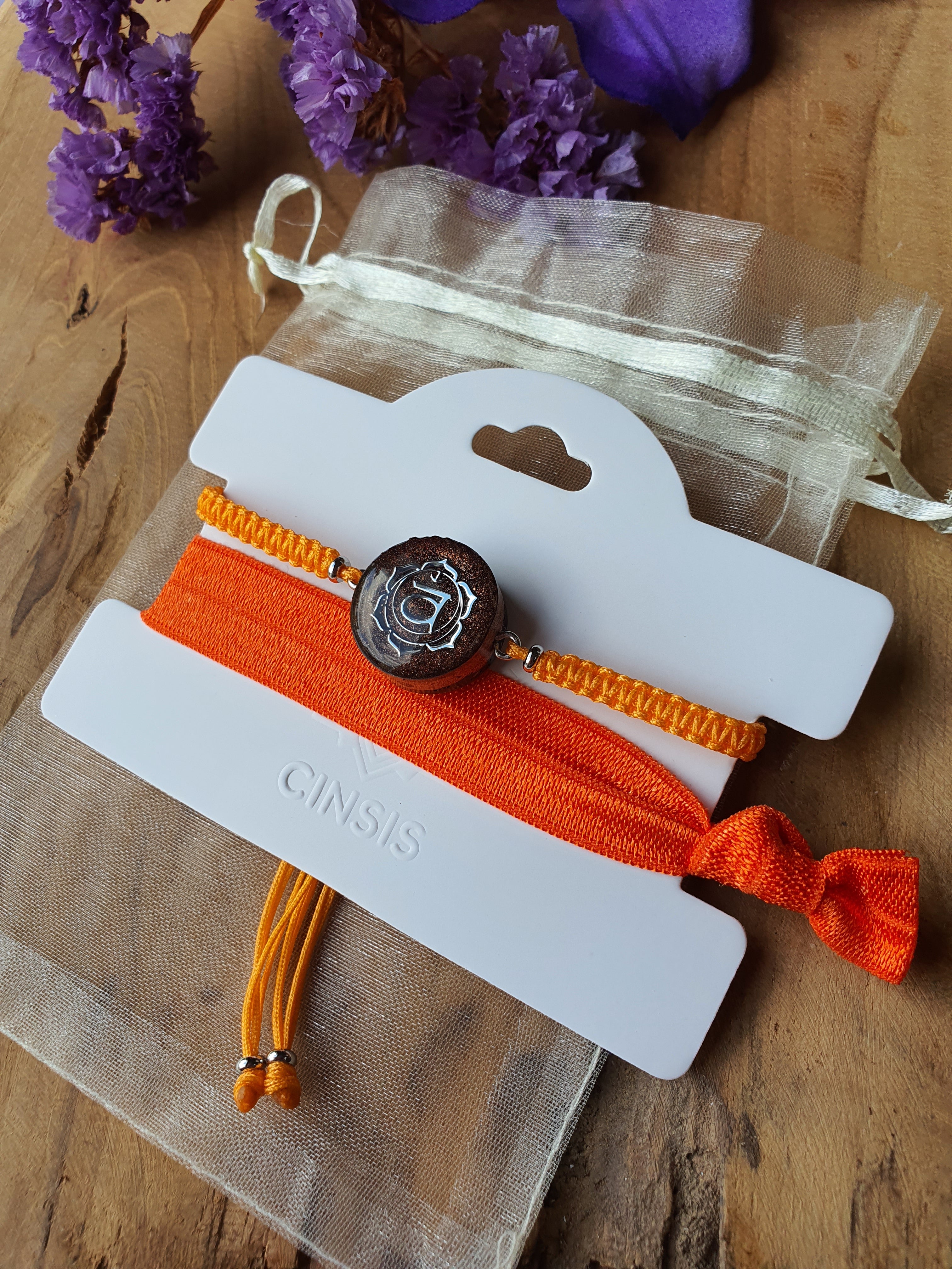 Cinsis Orgonite mix: Orgonite armband 2 in 1 nr 5011