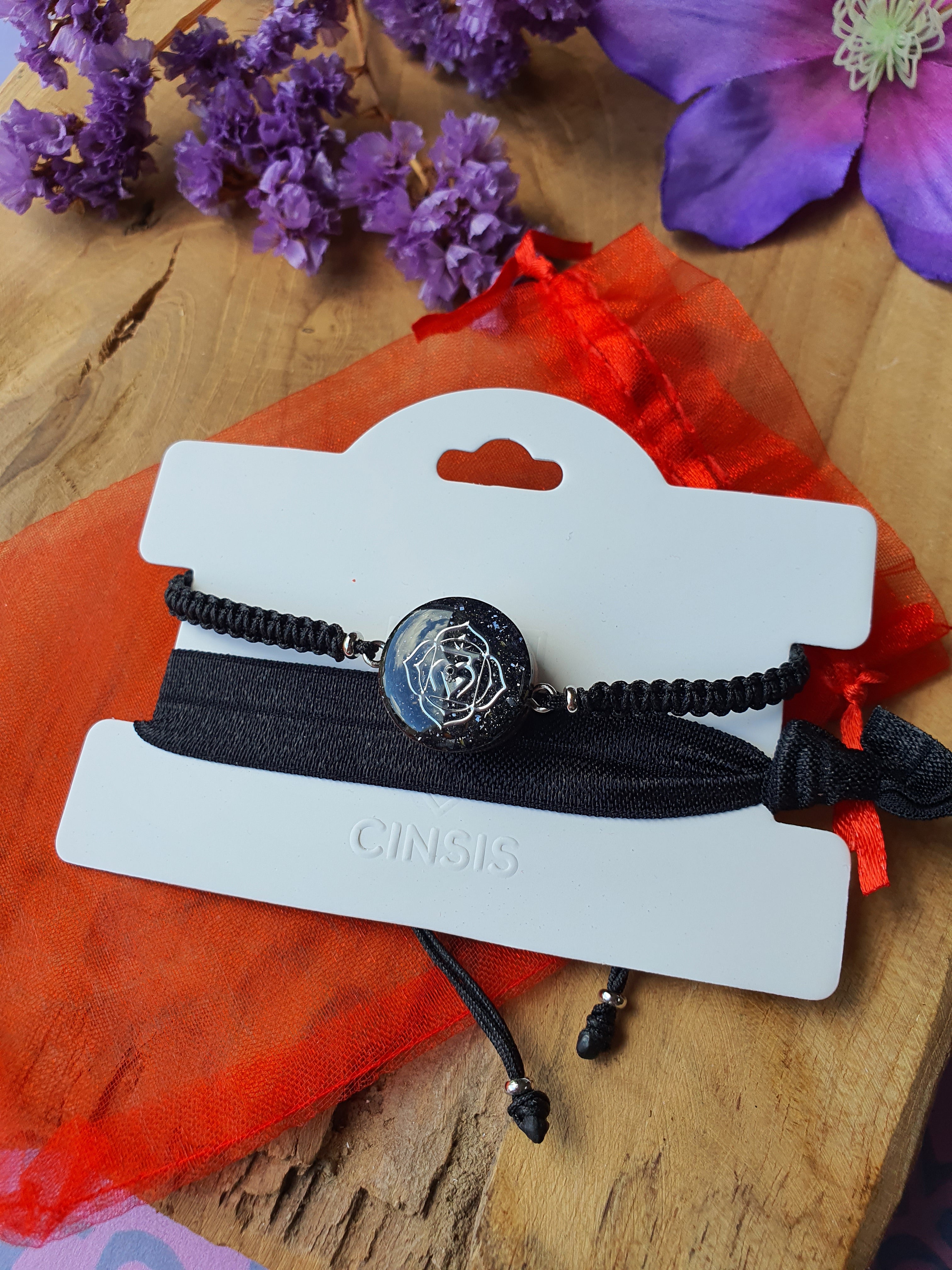 Cinsis Orgonite mix: Orgonite armband 2 in 1 nr 5009