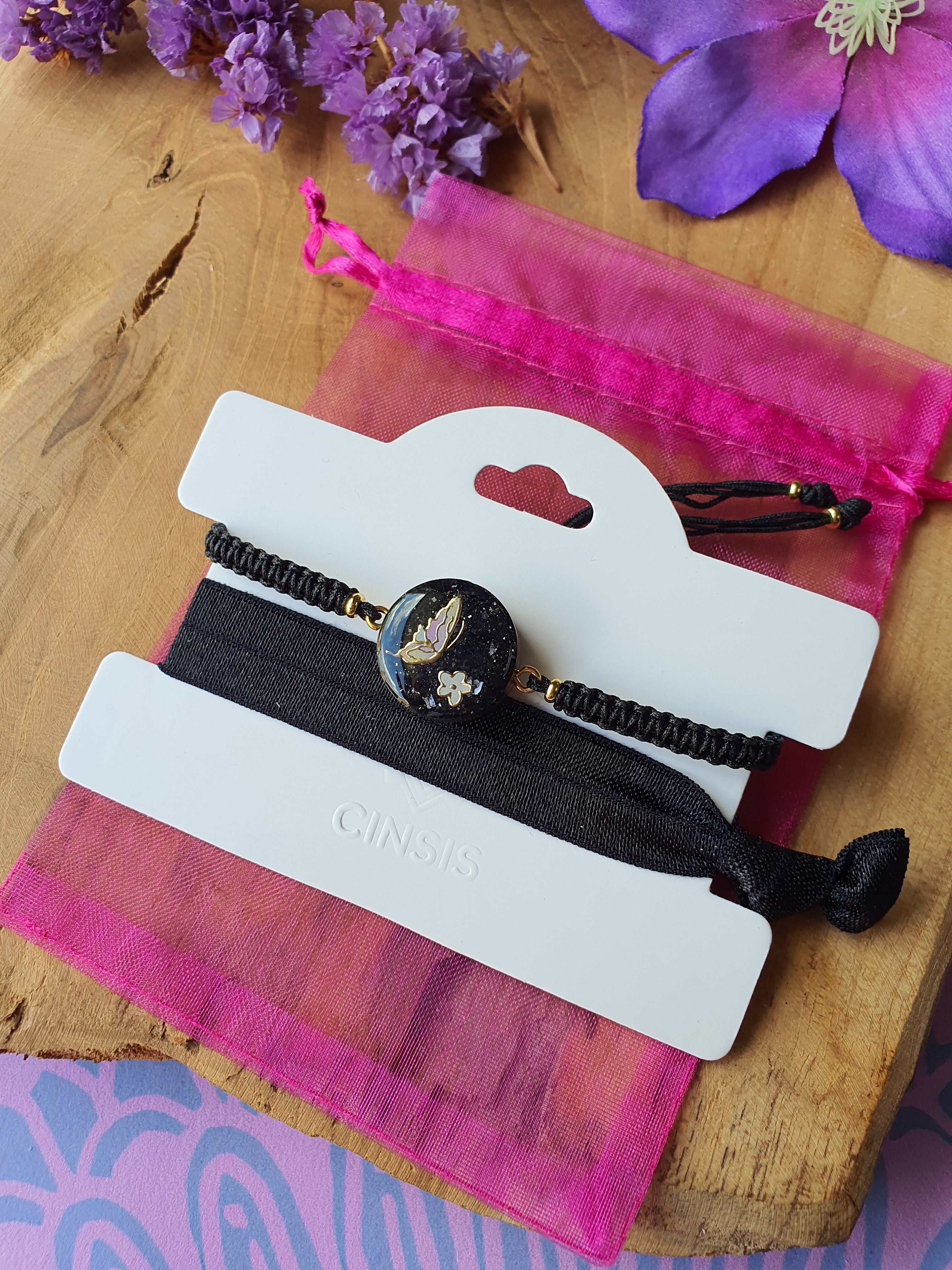 Cinsis Orgonite mix: orgonite armband 2 in 1 nr 5019