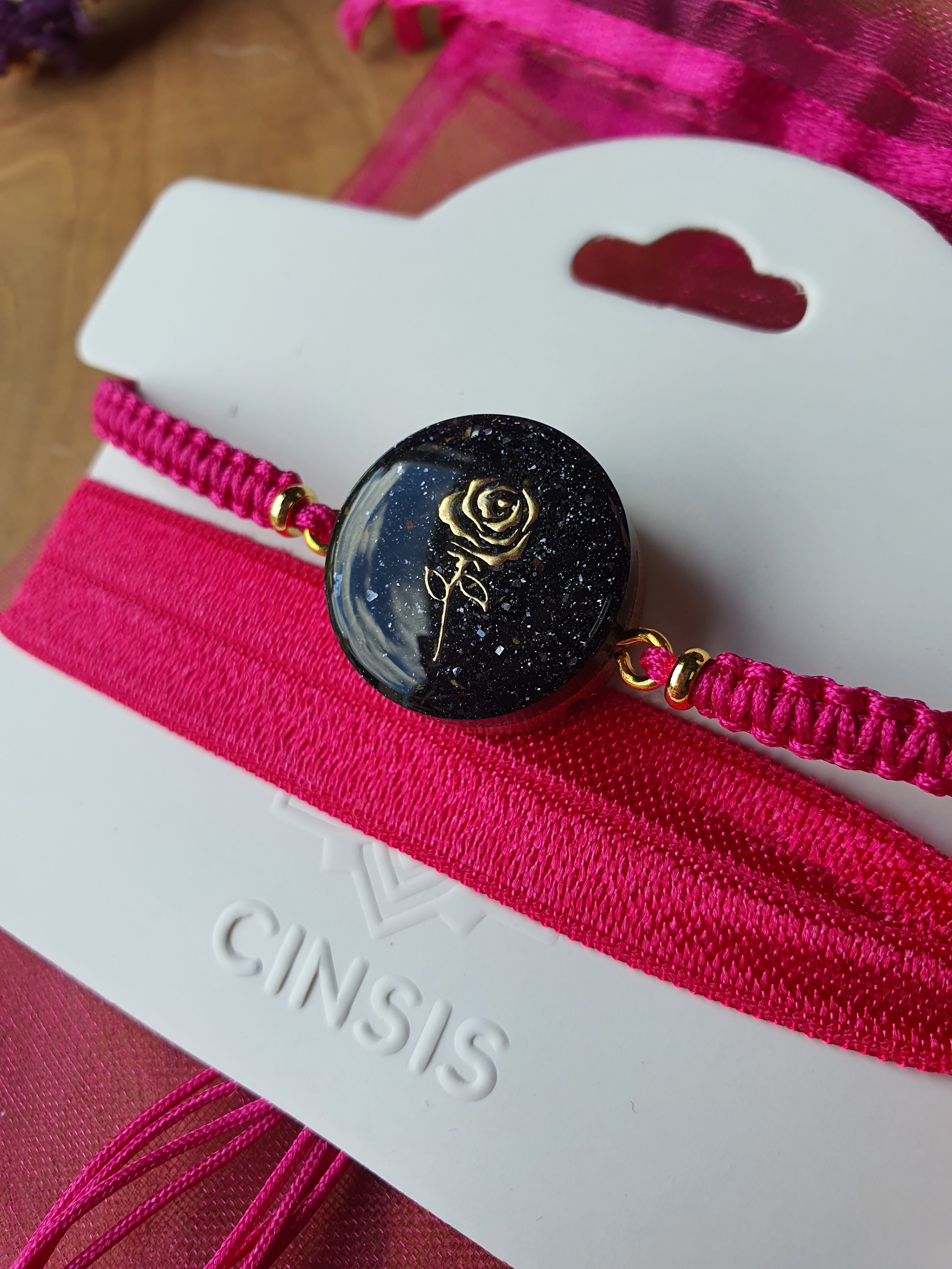 Cinsis Orgonite mix: orgonite armband 2 in 1 nr 5018