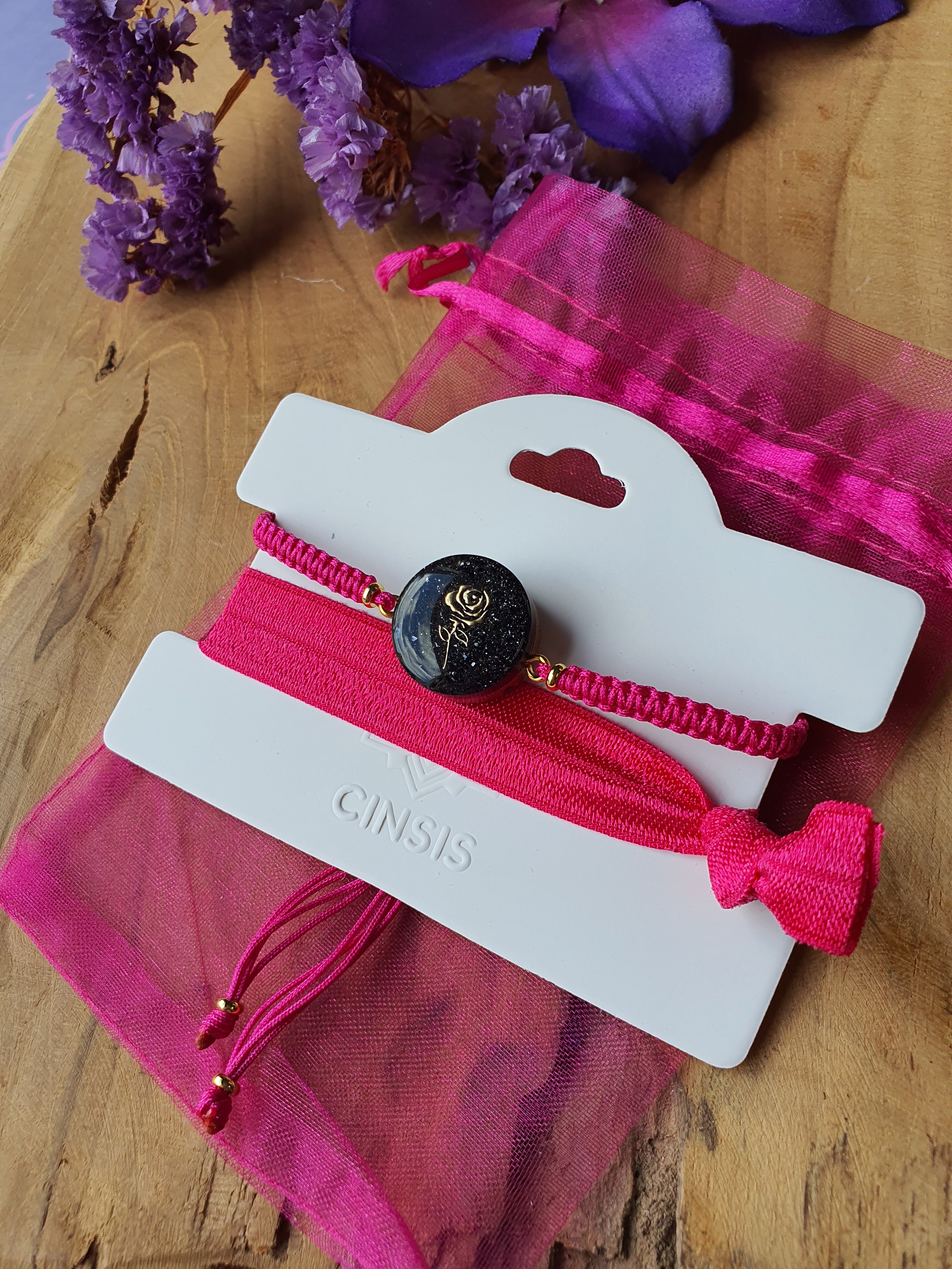 Cinsis Orgonite mix: orgonite armband 2 in 1 nr 5018