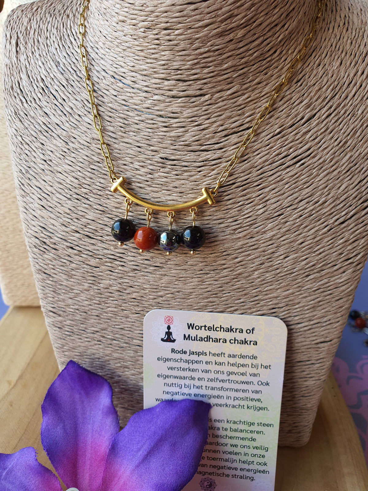 Edelstenen chakra ketting Wortelchakra of Muladhara Chakra