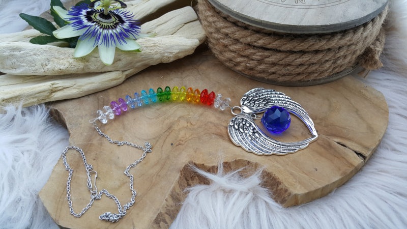 Feng shui raamhanger blauw (model 2)