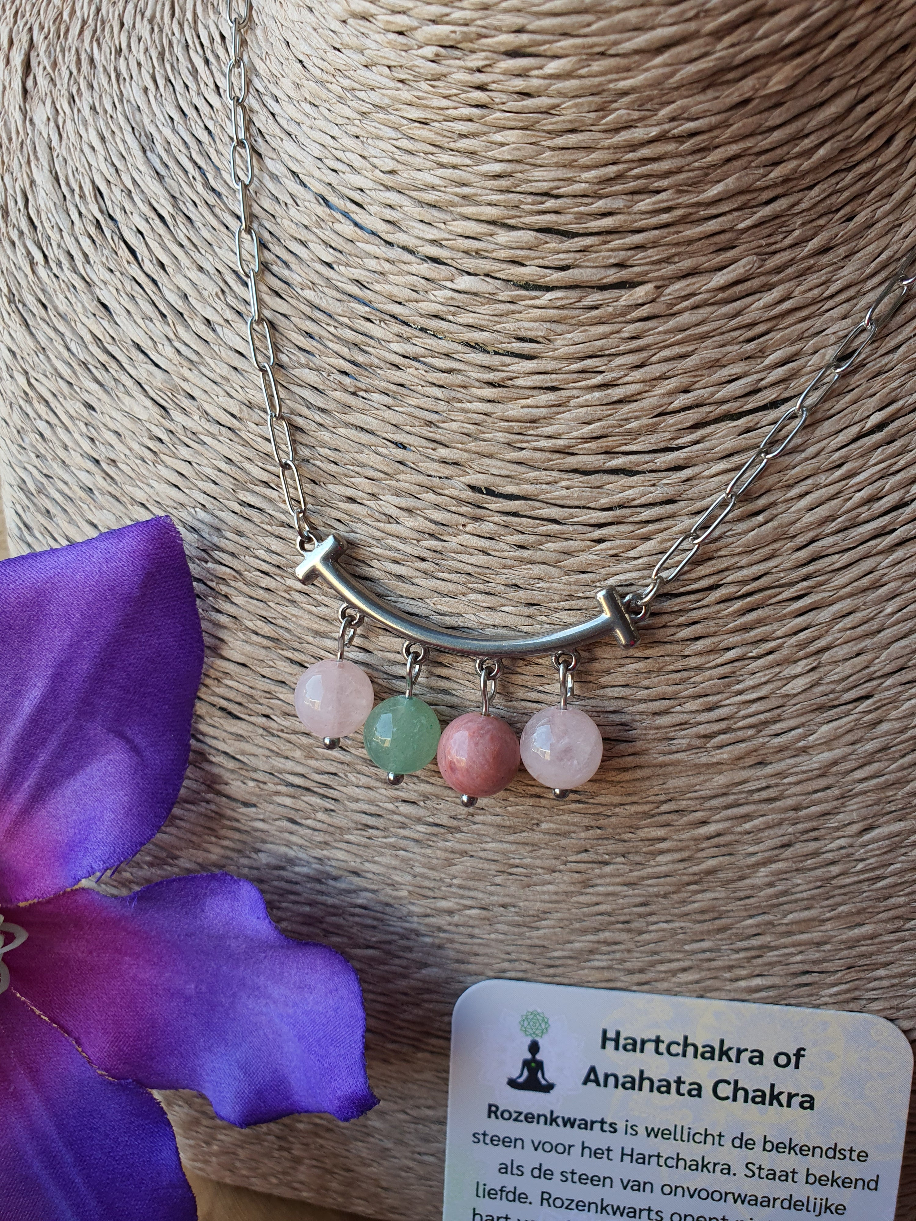 Edelstenen Chakra Ketting Hartchakra of Anahata Chakra