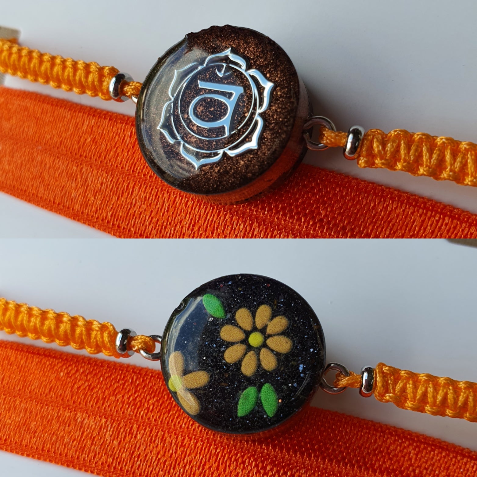 Cinsis Orgonite mix: Orgonite armband 2 in 1 nr 5011