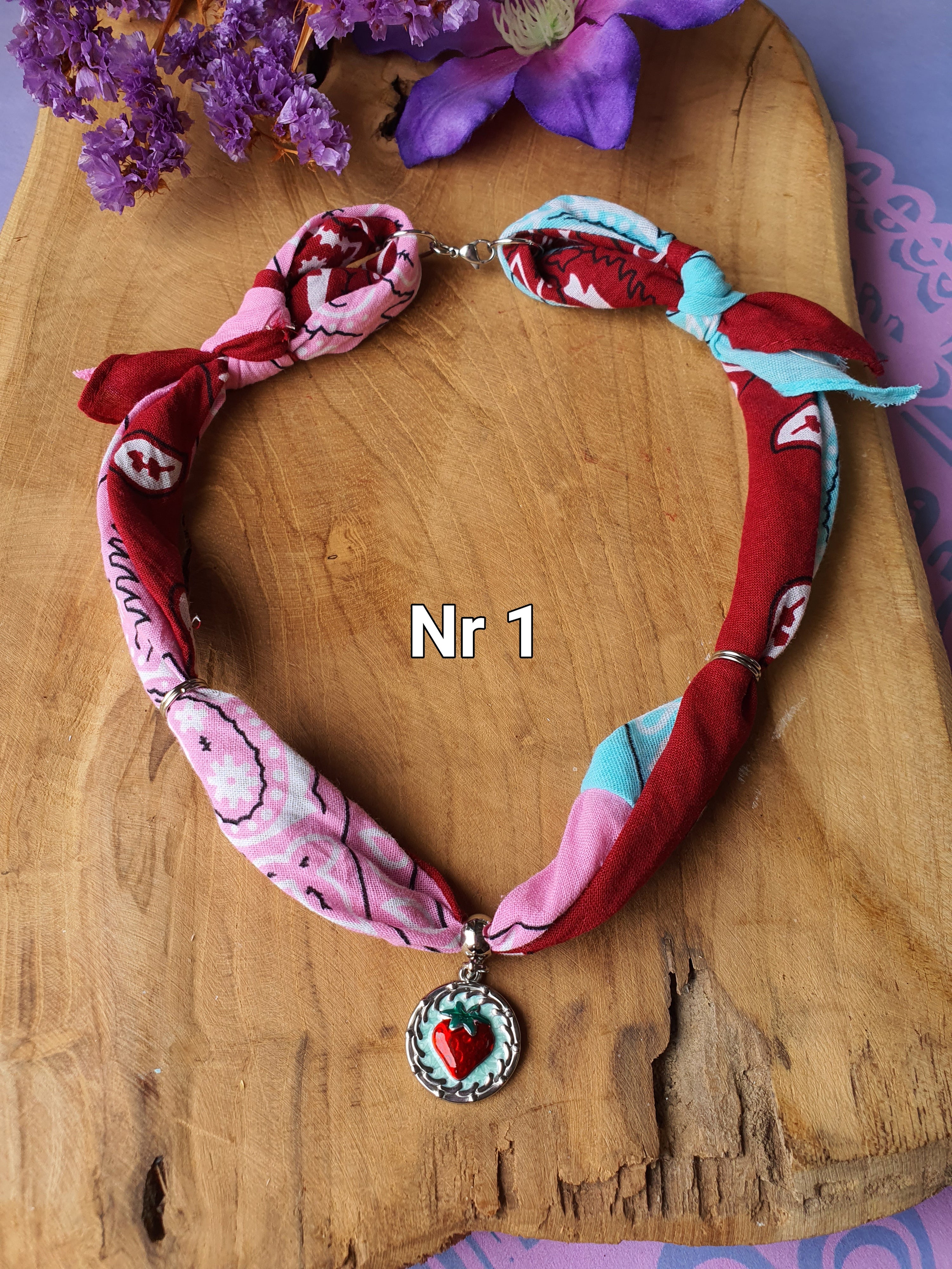 Ibiza Bandana Ketting met RVS zilver