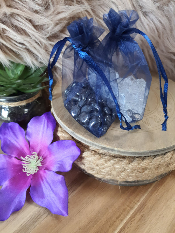 Ontladen / opladen Hematiet en Bergkristal set