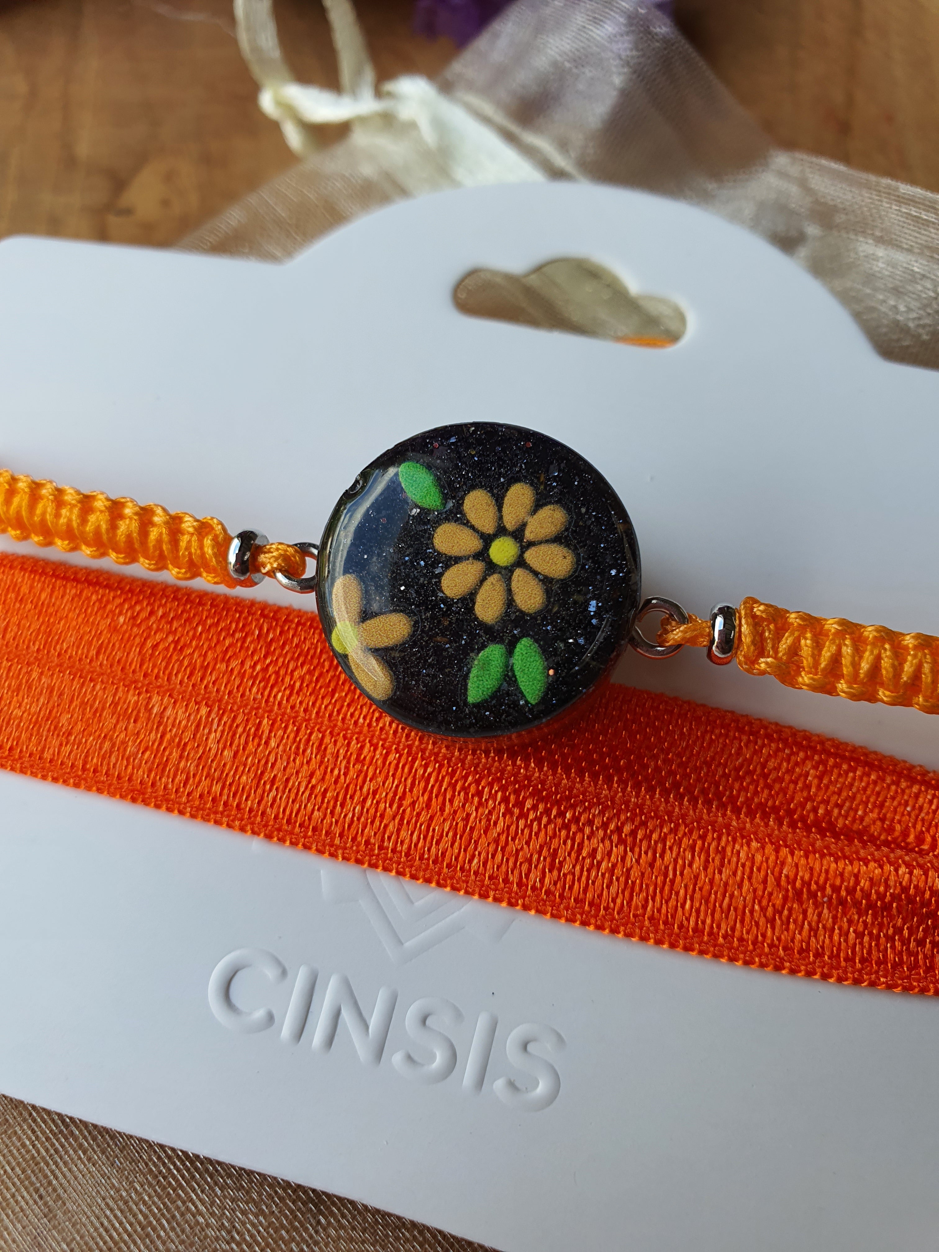 Cinsis Orgonite mix: Orgonite armband 2 in 1 nr 5011