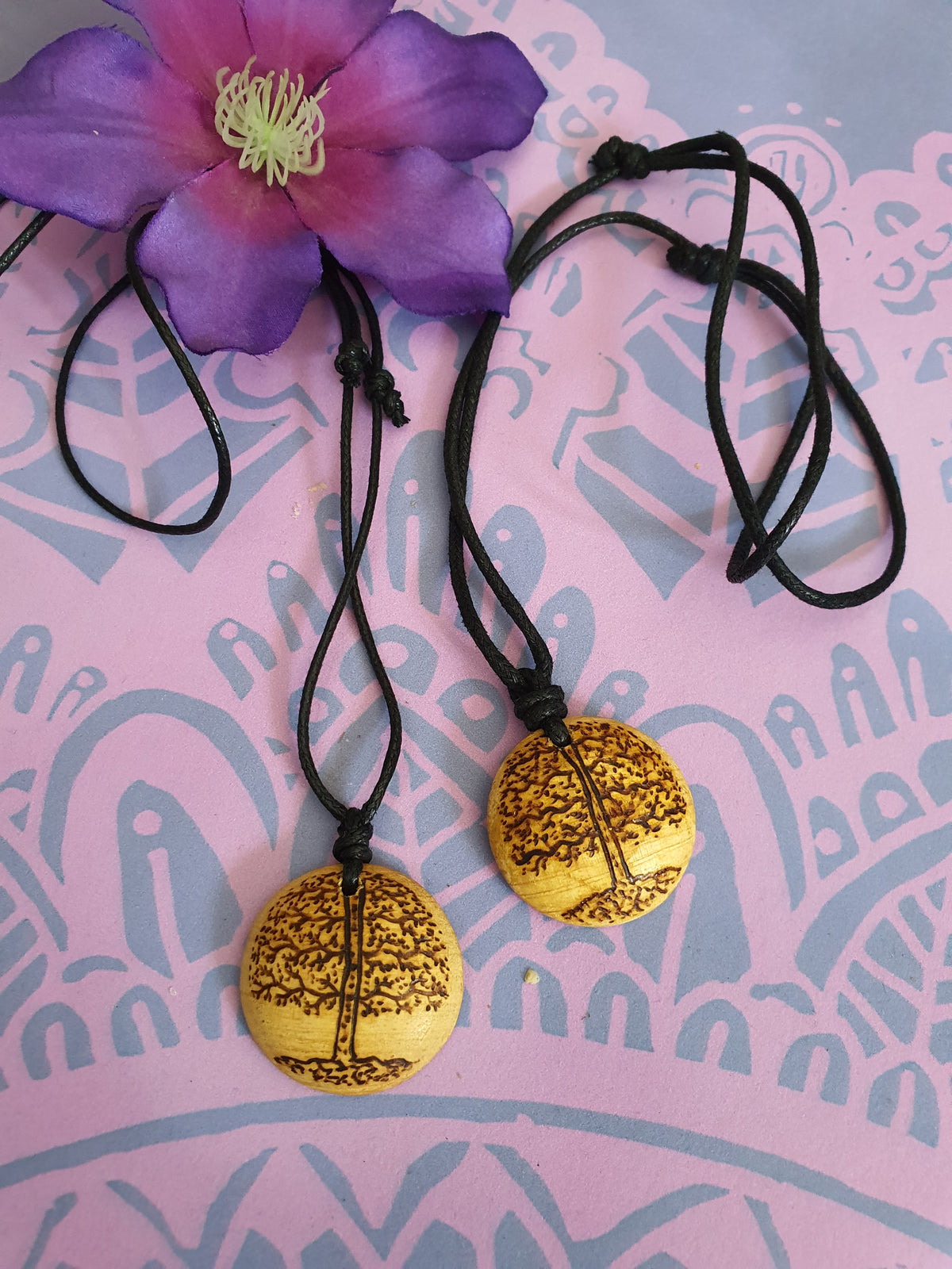 Palo Santo ketting hanger Tree of life / Levensboom