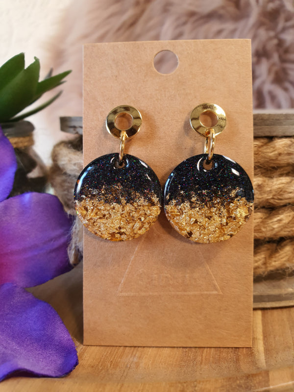 Resin oorbellen / oorhangers (set 13) Shine bright, Sparkle more :)