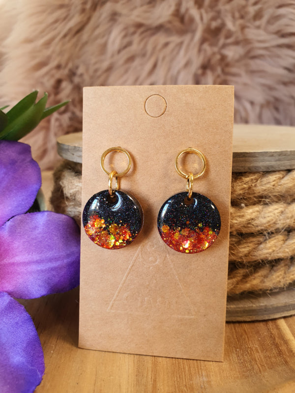 Resin oorbellen / oorhangers (set 15) Shine bright, Sparkle more :)