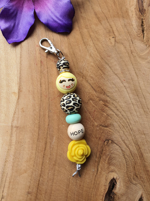 Sleutelhanger / Tassenhanger Gelukspoppetje vrouw &