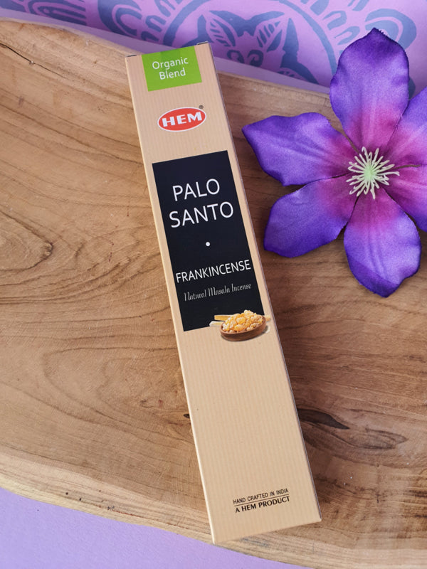 Wierook HEM Organic Blend - Palo Santo & Frankincense