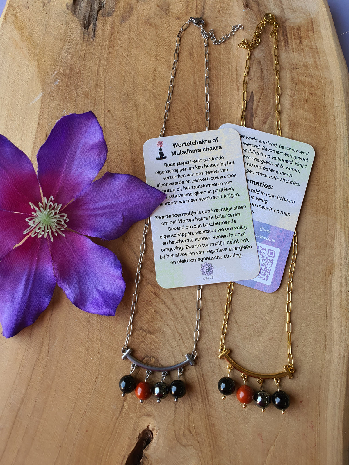 Edelstenen chakra ketting Wortelchakra of Muladhara Chakra