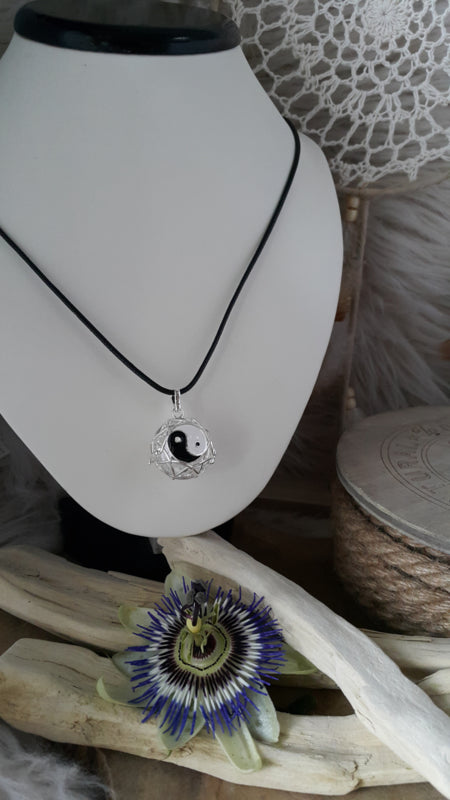 Yin Yang locket cage hanger