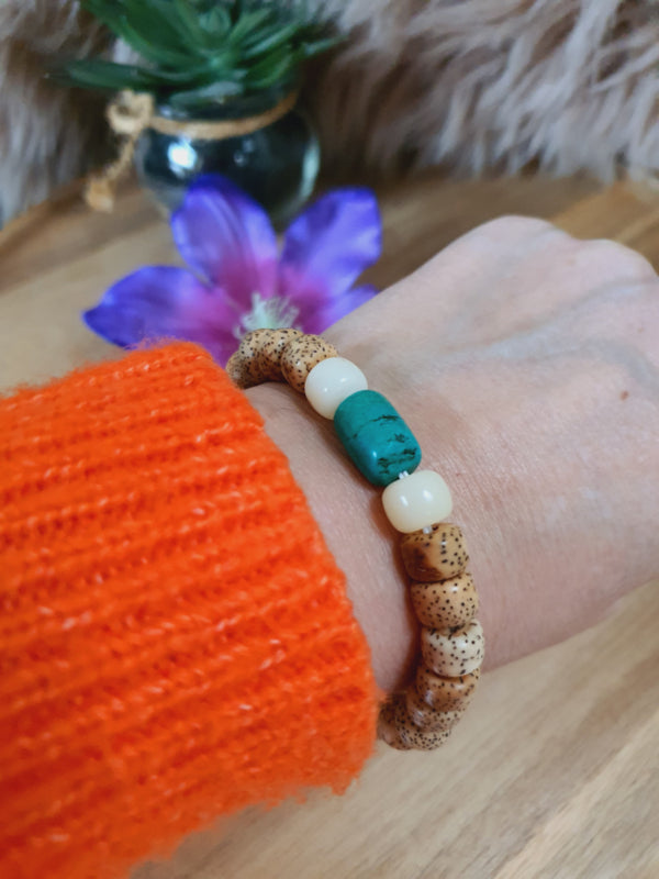 Tibetaanse Boeddhistische Bodhi zaad Mala armband (nr 1)