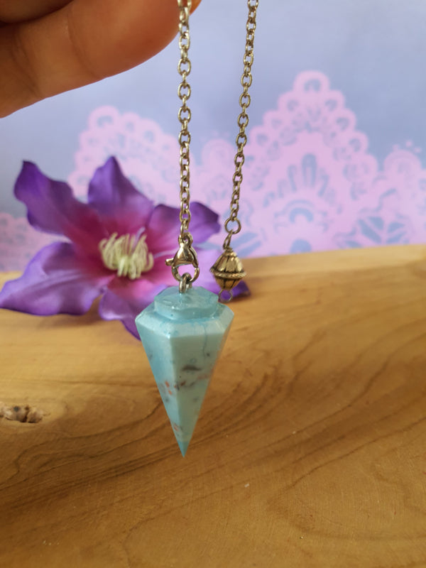 Orgonite Pendel Bergkristal (nr 27)