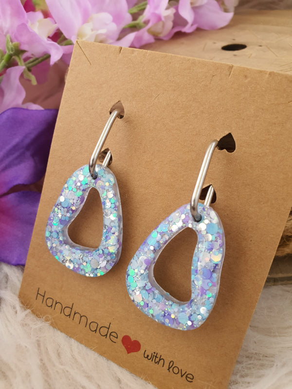 Resin oorbellen / oorhangers (set 20) Shine bright, Sparkle more :)
