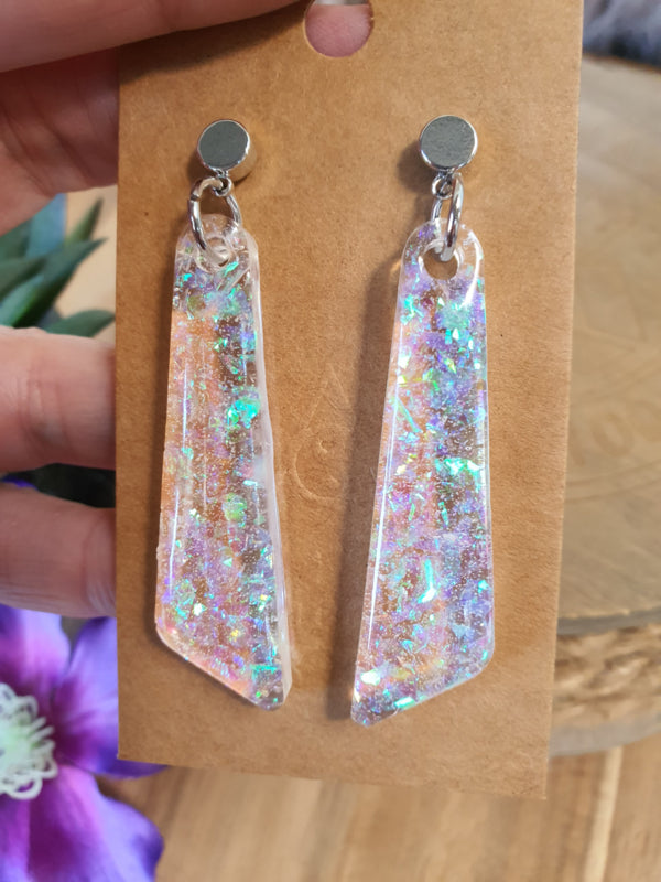 Resin oorbellen / oorhangers (set 11) Shine bright, Sparkle more :)