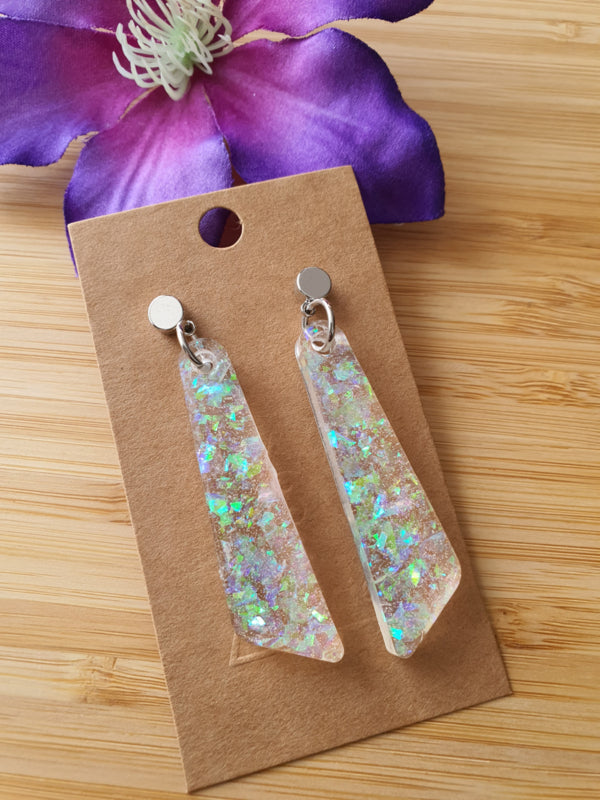 Resin oorbellen / oorhangers (set 11) Shine bright, Sparkle more :)
