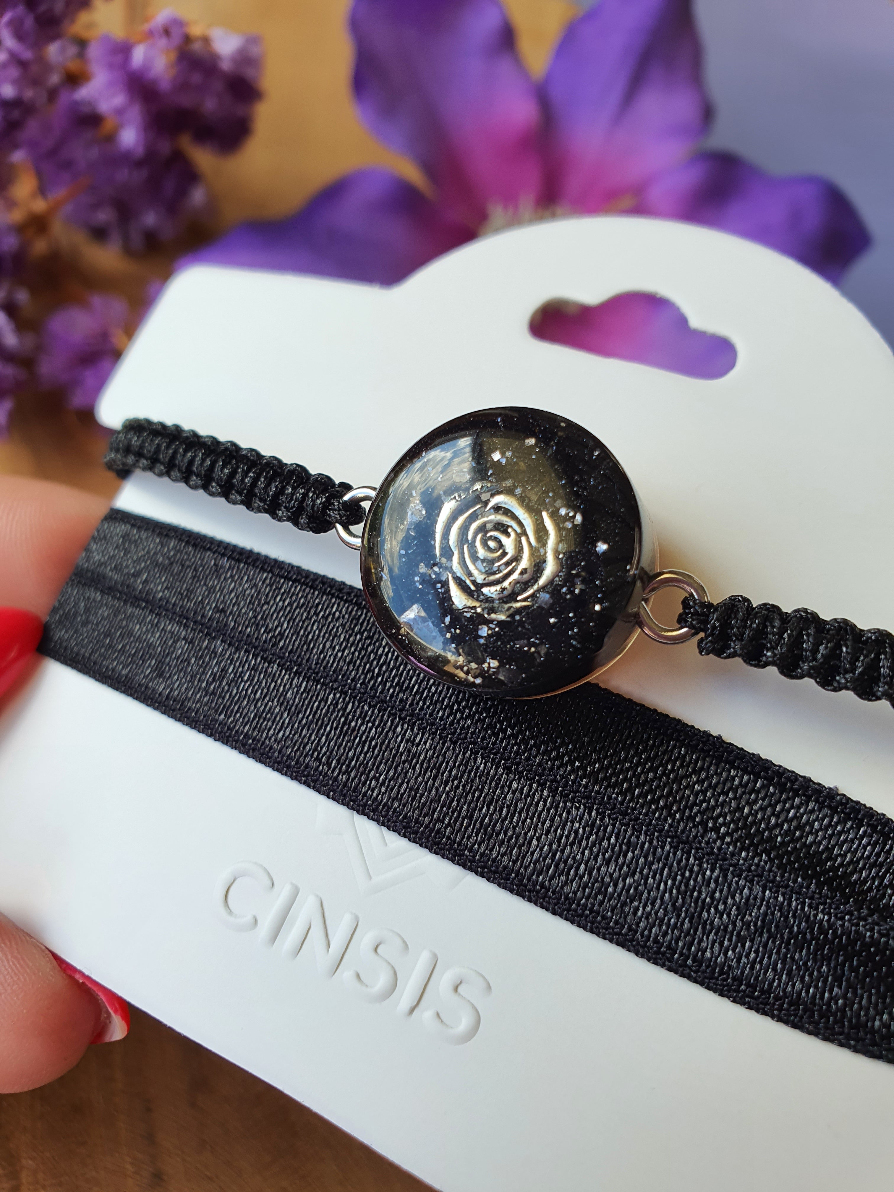Cinsis Orgonite mix: Orgonite armband nr 5002