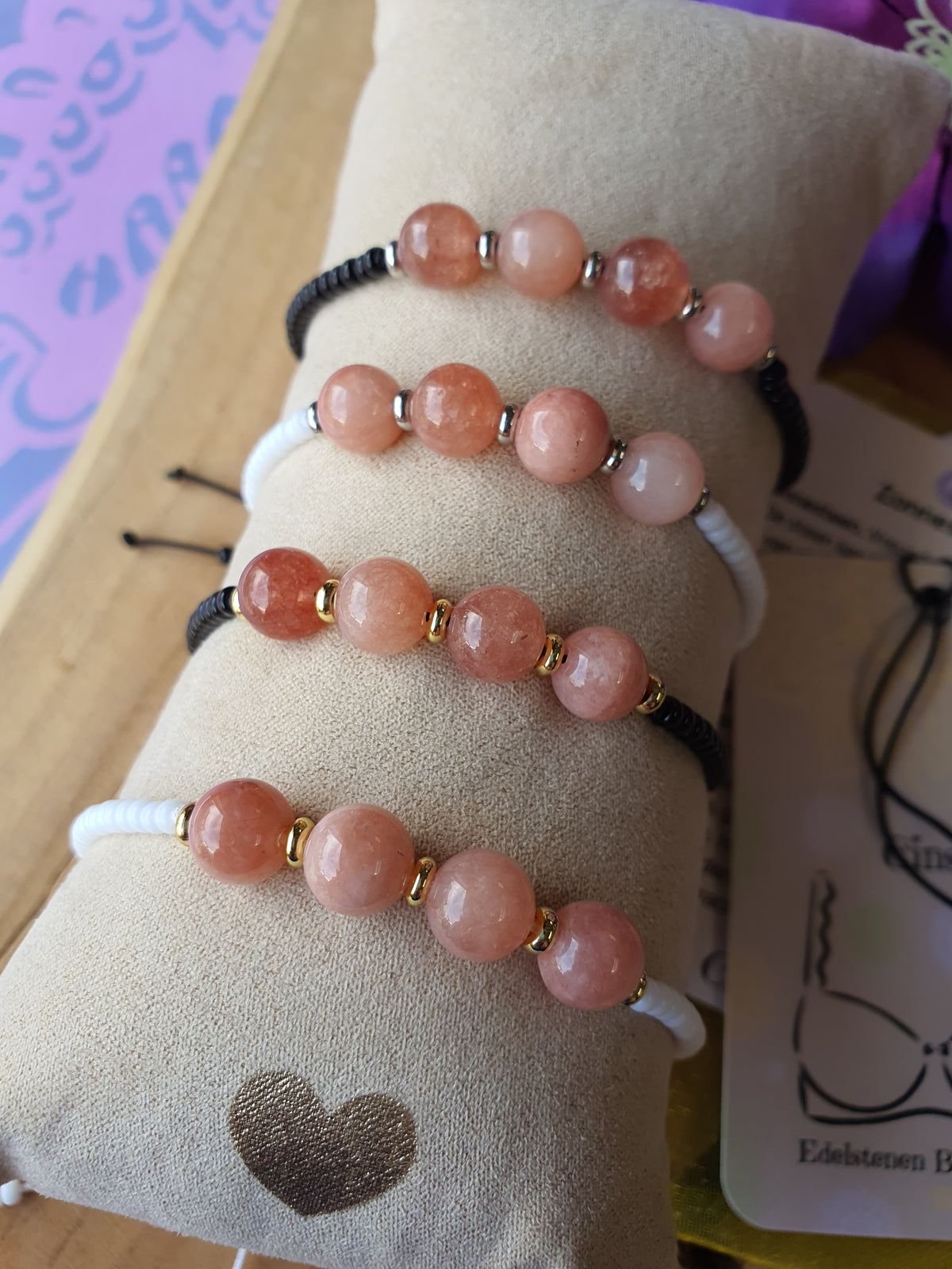 Edelstenen Armband handgemaakt Zonnesteen