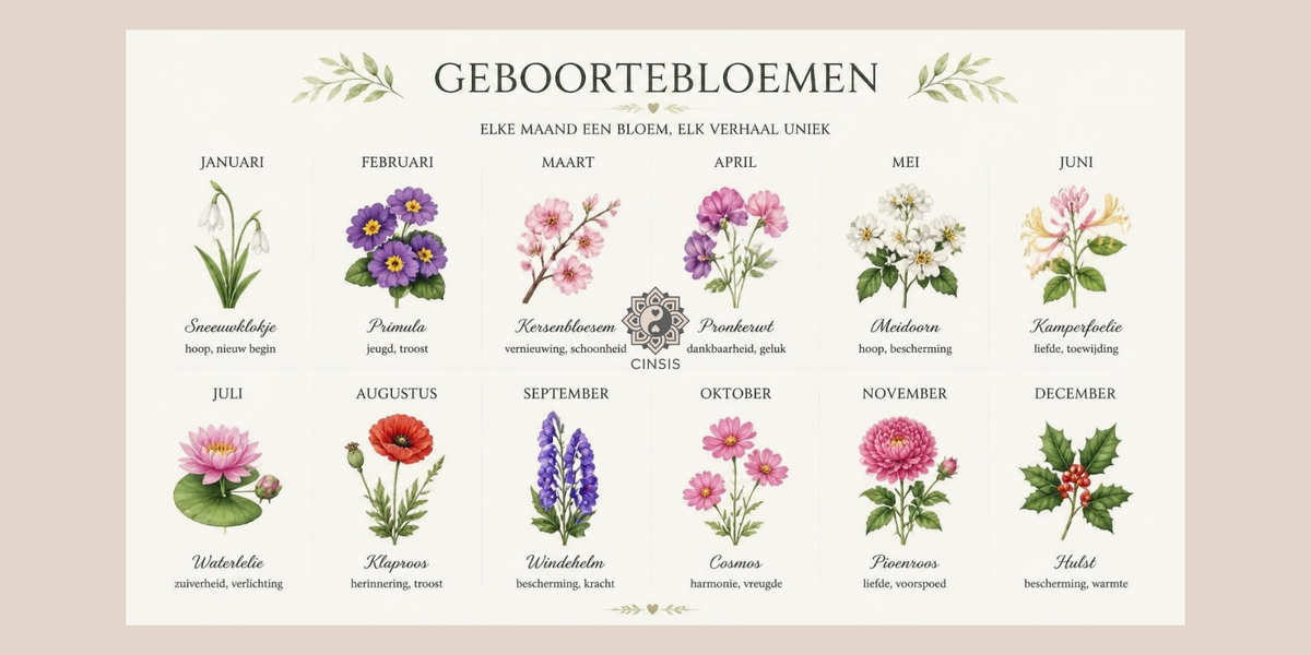 Blog: Gravure van Geboortebloemen en Hun Betekenis